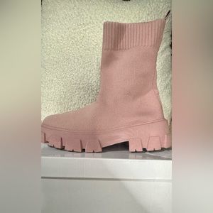 Fashion Nova Pink Booties